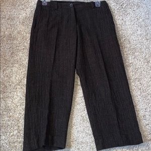 Eileen Fisher Wool Cropped Pants